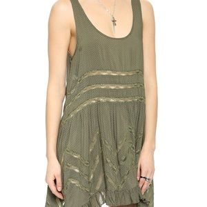 New with tags Free People lace trapeze slip